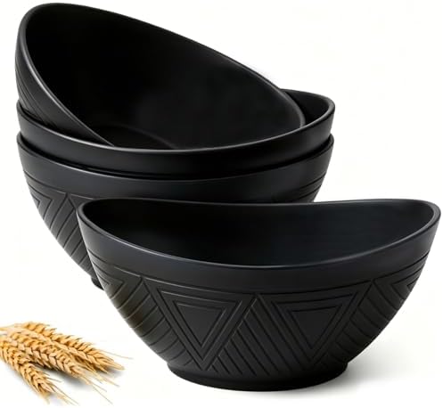 9.6 inch Serving Bowls, Large Serving Dishes for Wedding Parties, 60 Oz for Salad, Side Dishes, Pasta, Oval