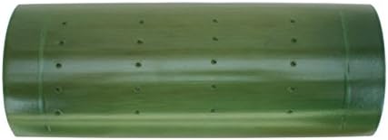 9.84" Bamboo Skewer Holder Food Display Stand Half Cut Skewers Stand w/ 20 Holes - Green - 10 Pieces, alternate view 4