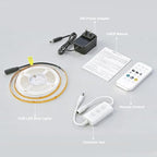 9.84ft Smart COB LED Strip Lights, 24V Warm White 2700K Dimmable LED Light Strips, High Bright LED tape light, alternate view