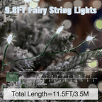 9.8FT 100 LED Battery Operated Firecracker String Lights, Cool White in Cool White, alternate view 5