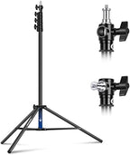 9.8ft/3m Air Cushioned Light Stand, Heavy Duty Metal