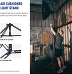 9.8ft/3m Air Cushioned Light Stand, Heavy Duty Metal, alternate view 3