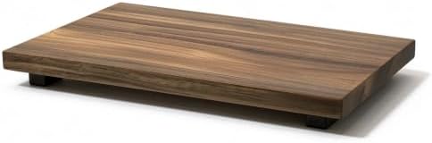 9" Acacia Wood Riser Pedestal Stand Small Wooden Riser for Kitchen Counter in Acacia03