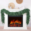 9 FT Christmas Garland, Real Touch Cedar Garlands, 1 Pcs