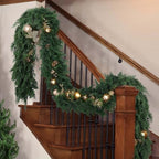 9 FT Christmas Garland, Real Touch Cedar Garlands, 1 Pcs, alternate view 6
