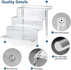 9 Inch Acrylic Shelf for Perfume Organizer in 2 Pack, 4 Tier Funko POP Shelves, Cologne Organizer Tiered Riser, alternate