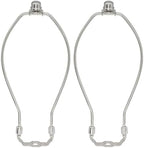 9 Inch Lamp Shade Harp Holder, Silver, 2 Pcs in Silver