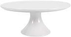 9 Inch White Ceramic Cake Stand for 6 Inch Cakes, Small Pedestal Display in White, alternate view 6