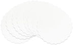 9 Inch White Wave Cake Boards Round 15-Packs Circles Rounds Base Food-Grade Cardboard Wave Cake Plate(Thinner, alternate view