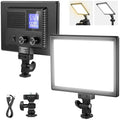 9" LED Video Light Panel, Dimmable DSLR Camera Soft Lighting