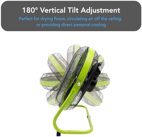 9" Low-Profile Desk & Floor Fan, alternate view 4