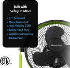9" Low-Profile Desk & Floor Fan, alternate view 5