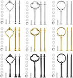 9 Set Cake Stand Hardware Kit Tiered Tray Hardware Fittings for Cake Stand,3 Tier Cake Stand Fittings Hardware