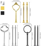 9 Set Cake Stand Hardware Kit Tiered Tray Hardware Fittings for Cake Stand,3 Tier Cake Stand Fittings Hardware, alternate