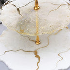 9 Sets 3 Tier Cupcake Stand Fittings, Cake Stand Hardware, Dessert Serving Trays Support Rod, Tiered Resin, alternate view 7