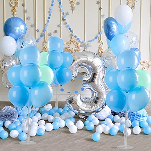 9 Sets Balloon Stand Kits, Balloon Sticks Holder with Base for Table Graduation Birthday Baby Shower Gender, alternate view 2