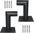 90 Degree Wall Mount L Shape Bracket for Slip Fit Light, 2 3/8 inch OD Tenon Slip Fitter Adapter for LED Street
