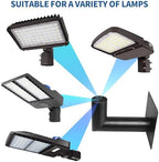 90 Degree Wall Mount L Shape Bracket for Slip Fit Light, 2 3/8 inch OD Tenon Slip Fitter Adapter for LED Street, alternate