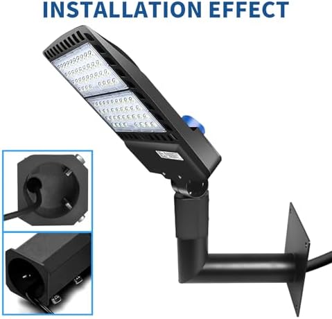 90 Degree Wall Mount L Shape Bracket for Slip Fit Light, 2 3/8 inch OD Tenon Slip Fitter Adapter for LED Street, alternate