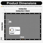 90% Sun Shade Cloth, 10 x 10 FT Pergola Shade Cover Canopy with Grommets, Sun Screen Fabric Tarp for Patio, alternate view 2