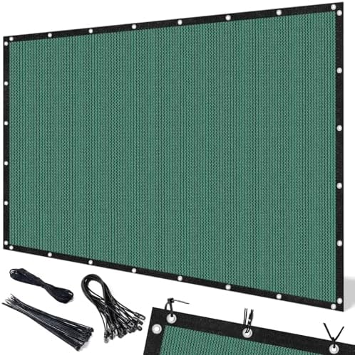 90% Sun Shade Cloth, 6 x 12 FT Pergola Shade Cover Canopy with Grommets, Sun Screen Fabric Tarp for Patio