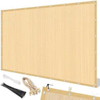 90% Sun Shade Cloth, 6 x 20 FT Pergola Shade Cover Canopy with Grommets, Sun Screen Fabric Tarp for Patio