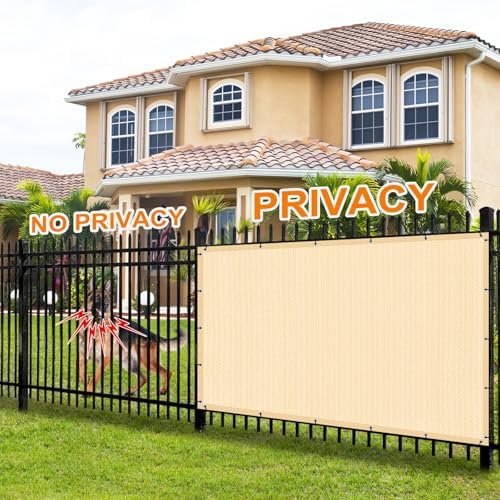 90% Sun Shade Cloth, 6 x 20 FT Pergola Shade Cover Canopy with Grommets, Sun Screen Fabric Tarp for Patio, alternate view 2