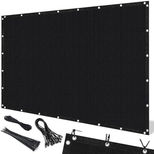 90% Sun Shade Cloth, 6 x 20 FT Pergola Shade Cover Canopy with Grommets, Sun Screen Fabric Tarp for Patio