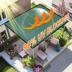 90% Sun Shade Cloth, 6 x 8 FT Pergola Shade Cover Canopy with Grommets, Sun Screen Fabric Tarp for Patio, alternate view 3