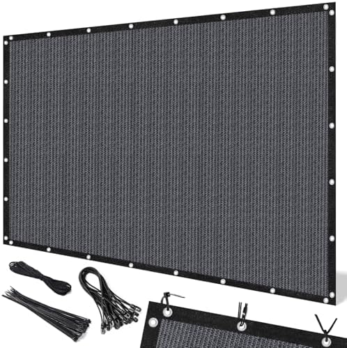 90% Sun Shade Cloth, 8 x 12 FT Pergola Shade Cover Canopy with Grommets, Sun Screen Fabric Tarp for Patio