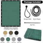 90% Sun Shade Cloth, 8 x 12 FT Pergola Shade Cover Canopy with Grommets, Sun Screen Fabric Tarp for Patio, alternate view 5