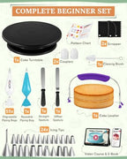 90PCs Cake Decorating Kit with Video Course for Beginners & Pros, alternate view 3