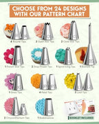 90PCs Cake Decorating Kit with Video Course for Beginners & Pros, alternate view 7