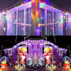 95FT Christmas Icicle Lights Outdoor Non-Connectable Multicolor, alternate view 6