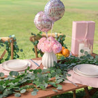96Pcs Eucalyptus Garland, Artificial Eucalyptus Leaves Table Greenery Garland Wreath Vines for Wedding Party, alternate view
