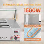 96QT Steam Table, 12-Pan Electric Commercial Food Warmer, alternate view 5