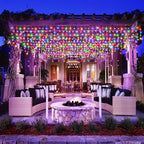 98FT 1216 LED Icicle Lights for Outside, 8 Modes 228 Drops, Multicolor, alternate view 6
