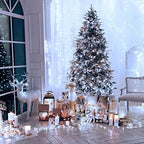 99 Ft 300 LED White Christmas Lights Indoor String Lights Plug in, alternate view 5