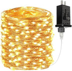 99FT 300 LED Fairy Lights Plug in, Extra-Long Twinkle Lights Warm White