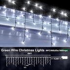 99FT 960 LED Christmas Lights Outdoor Decor Hanging Light Plug in, alternate view 2