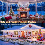 99FT 960 LED Christmas Lights Outdoor Decor Hanging Light Plug in, alternate view 4
