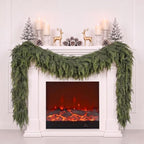 9FT Artificial Cedar Garland for Christmas Decoration