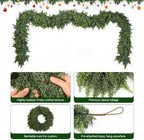 9FT Artificial Cedar Garland for Christmas Decoration, alternate view 3