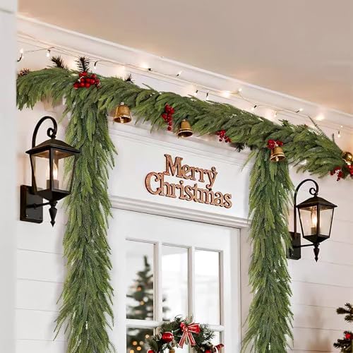 9FT Christmas Norfolk Pine Garland, alternate view 2