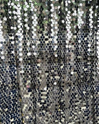 9FTx10FT Black Large Sequin Backdrop for Halloween Party, 1 Panel in 9 ft W x 10 ft L (1 Panel) in Black, alternate view 5