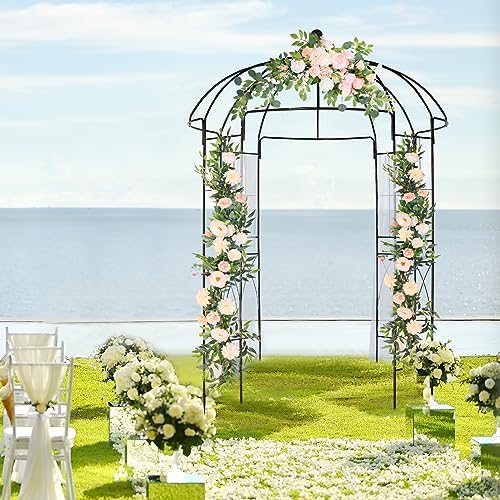 9ftx6.8ft Metal Birdcage Garden Arch Arbor, alternate view 5