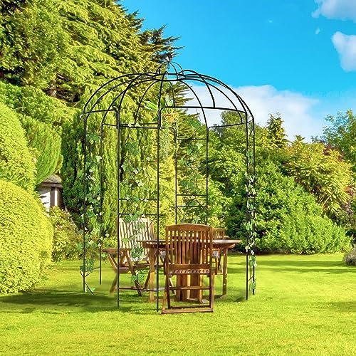 9ftx6.8ft Metal Birdcage Garden Arch Arbor, alternate view 6