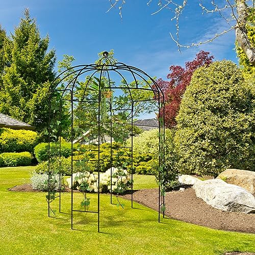 9ftx6.8ft Metal Birdcage Garden Arch Arbor, alternate view 7