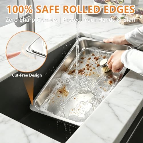 9QT Rectangular Chafing Dishes for Buffet, Chafers and Buffet Warmers Sets in Silver, alternate view 4