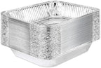 9x13 Aluminum Pans (20 Pack) - Disposable & Recyclable Foil Tray- Half Size Steam Table Deep Pans - Tin Foil